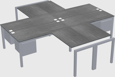 Quad desk