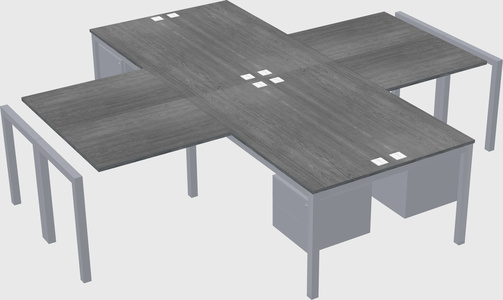 Quad desk