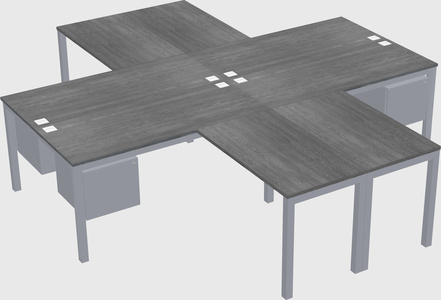 Bureau quadruple