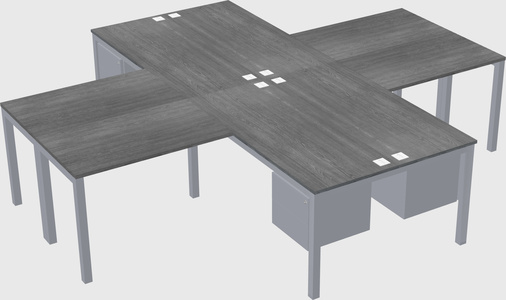 Bureau quadruple