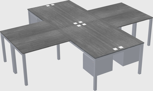 Bureau quadruple