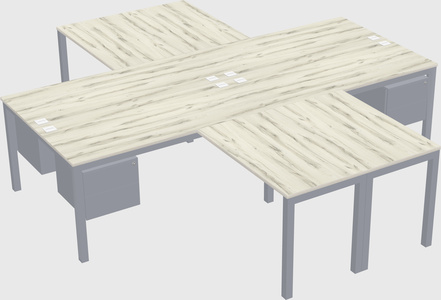Quad desk