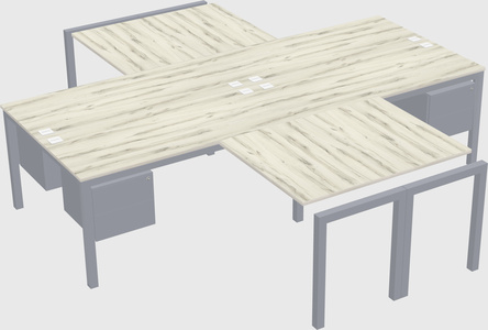 Quad desk