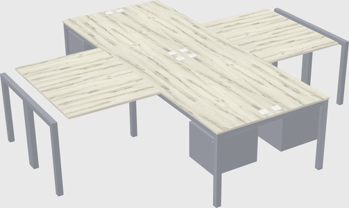 Quad desk