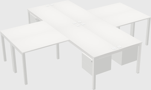 Bureau quadruple