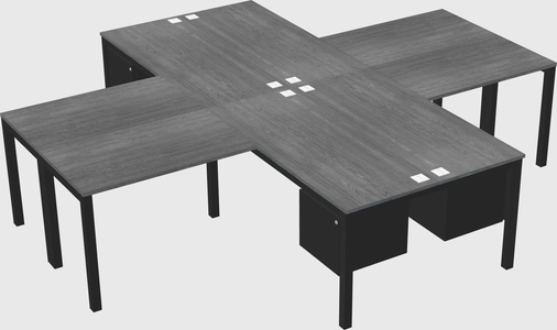 Bureau quadruple