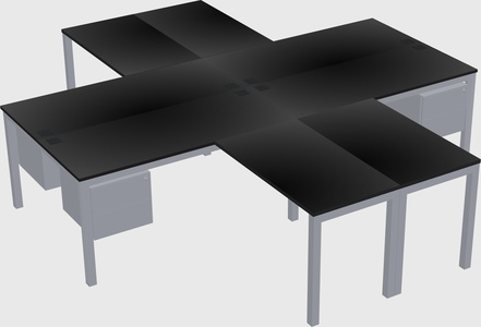 Bureau quadruple