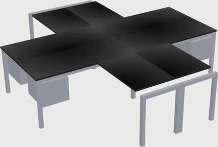 Quad desk