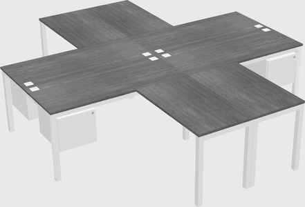 Quad desk