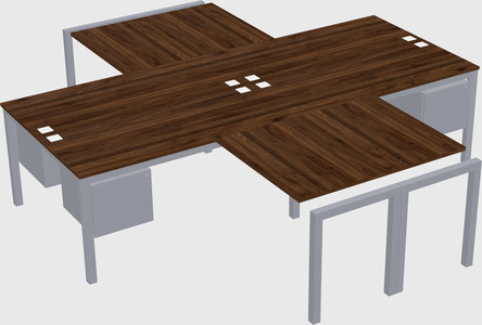 Bureau quadruple