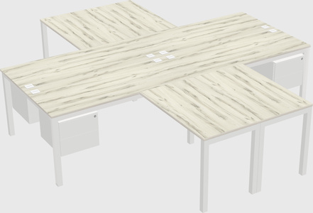 Quad desk