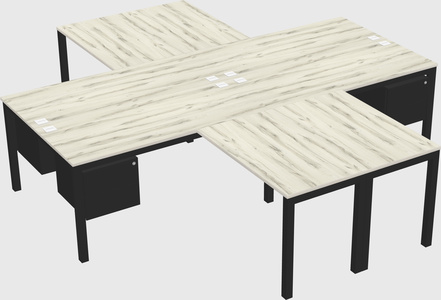 Bureau quadruple