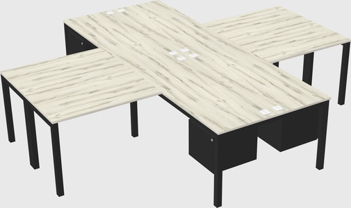 Bureau quadruple