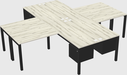 Bureau quadruple