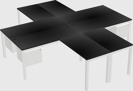 Bureau quadruple