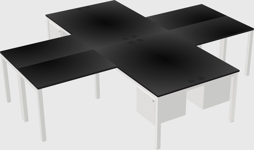 Bureau quadruple