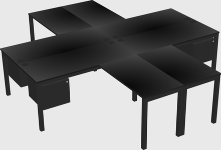 Bureau quadruple