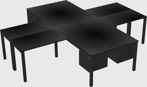 Bureau quadruple