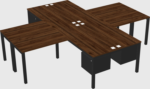 Bureau quadruple