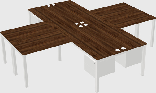 Bureau quadruple