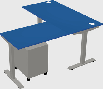 Height-adjustable desk - commercial grade