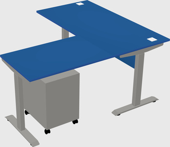 Height-adjustable desk - commercial grade