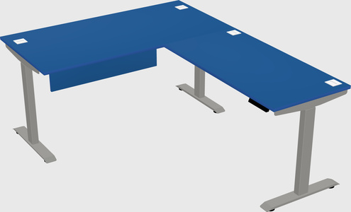Height-adjustable desk - commercial grade