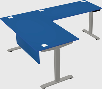 Height-adjustable desk - commercial grade