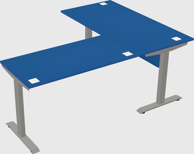 Height-adjustable desk - commercial grade