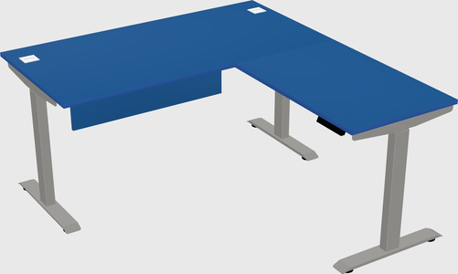 Height-adjustable desk - commercial grade