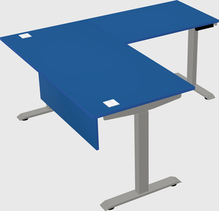 Height-adjustable desk - commercial grade