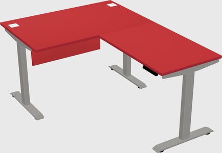 Height-adjustable desk - commercial grade