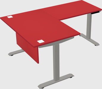 Height-adjustable desk - commercial grade
