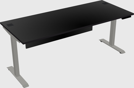 Height-adjustable desk - commercial grade