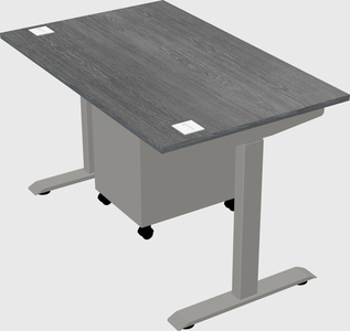 Height-adjustable desk - commercial grade
