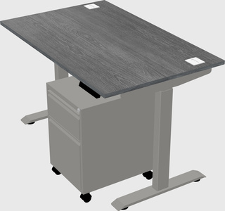 Height-adjustable desk - commercial grade