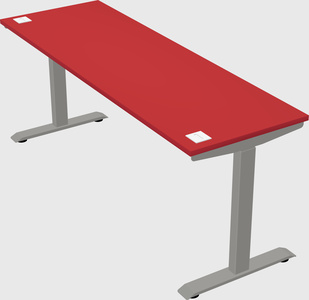 Height-adjustable desk - commercial grade