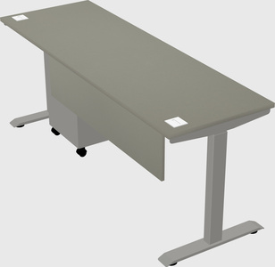Height-adjustable desk - commercial grade