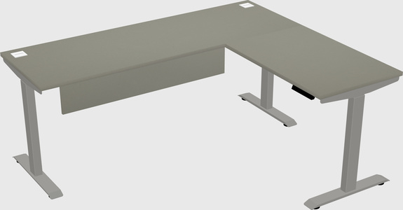 Height-adjustable desk - commercial grade