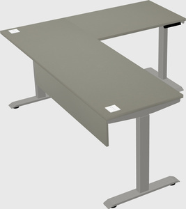 Height-adjustable desk - commercial grade