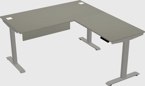 Height-adjustable desk - commercial grade