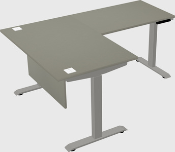 Height-adjustable desk - commercial grade