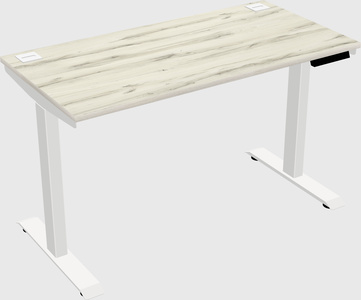 Single motor electric desk