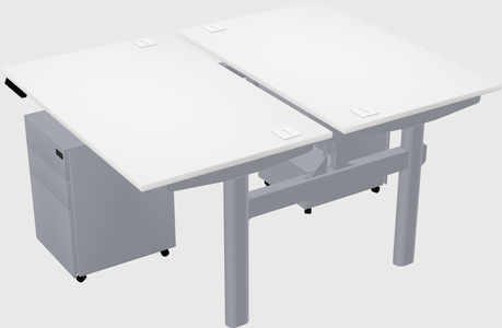 Shared electric desk