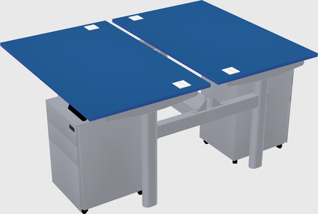 Shared electric desk