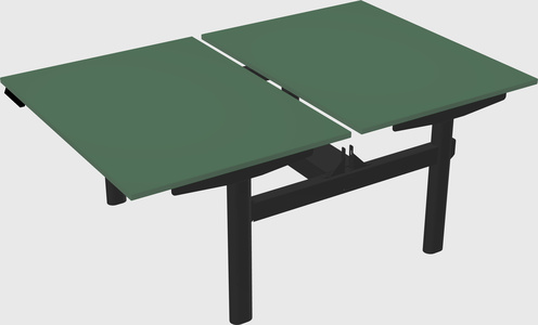 Shared electric desk