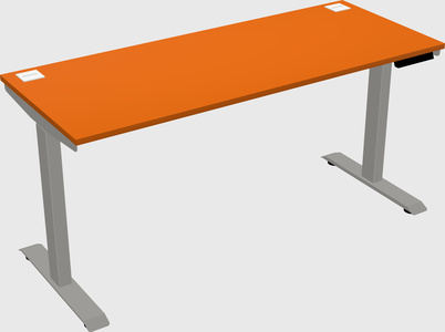 Height-adjustable desk - commercial grade
