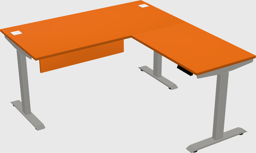 Height-adjustable desk - commercial grade