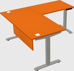 Height-adjustable desk - commercial grade