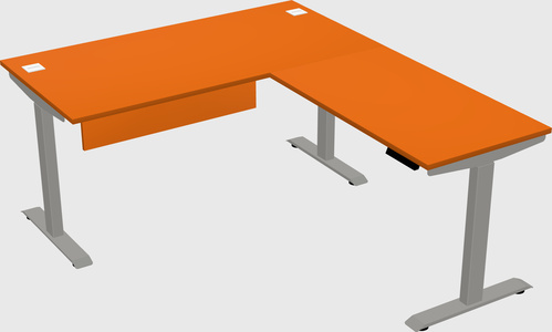 Height-adjustable desk - commercial grade